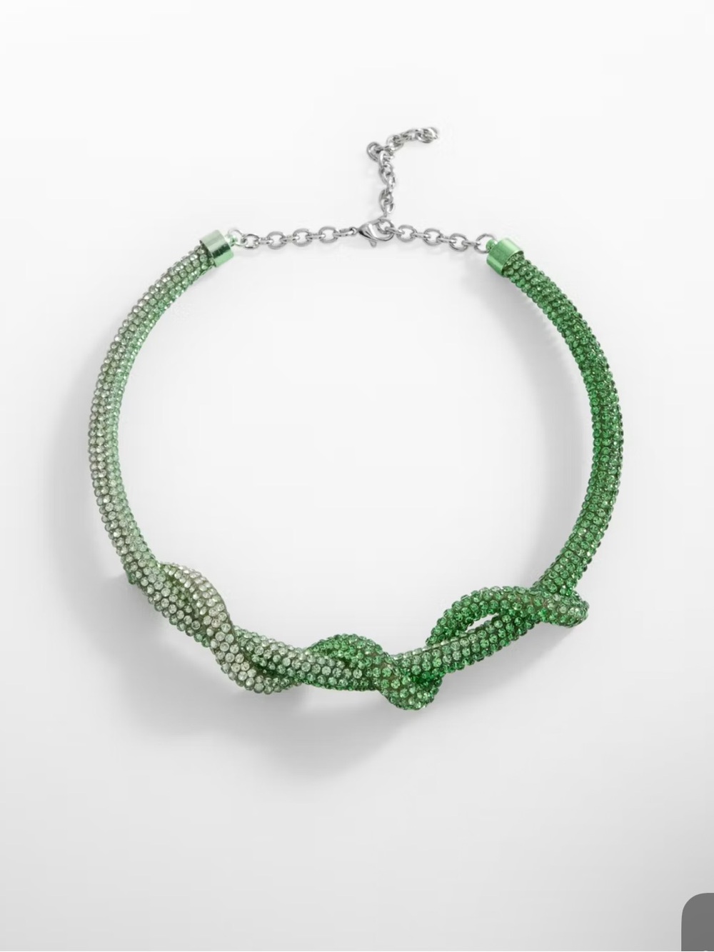 Green Rigid Strass Necklace